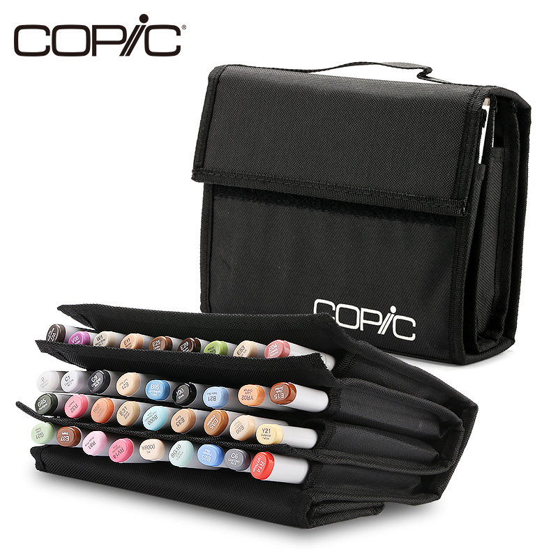 Japanese copic cool pens guest 2nd generation 12 color 24 color 36 color Mike pen soft head Macpen suit
