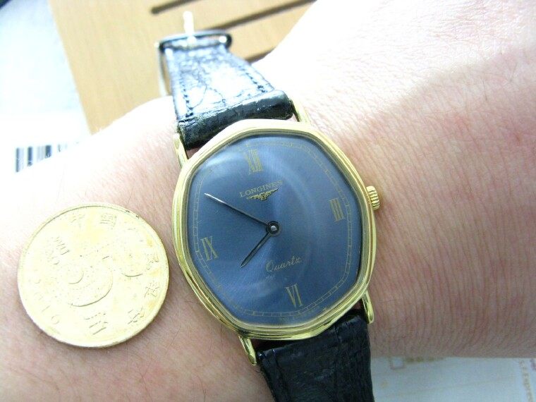 Tibet blue dial 90's romantic ultra - thin quartz neutral watch