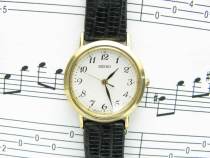 Digital Scale Seiko Girl Round Quartz Ultra-Thin Japanese Woman Watch (Lancet Needle)