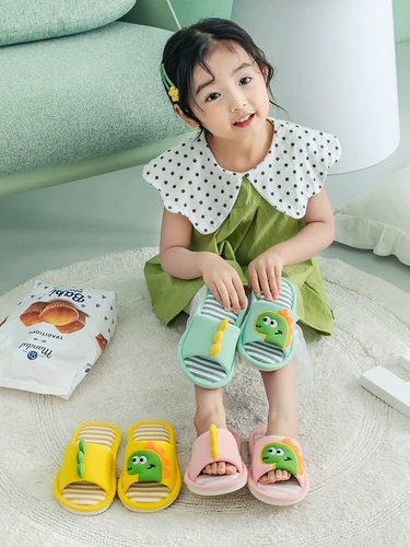 Детские тапочки, детская нескользящая мультяшная демисезонная обувь для мальчиков