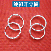 999 sterling silver earrings Fashion Net Red ladies ear bone ring mini earring girl student earrings earrings