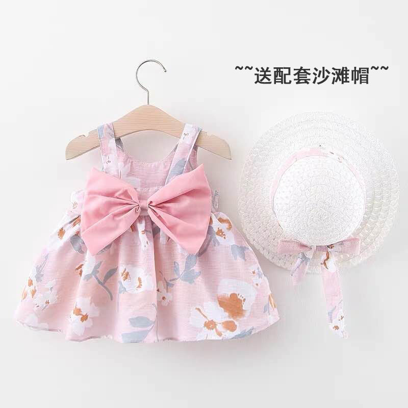 Pin Bala Bala clearance summer girls dress new baby girl Korean version of the Western style skirt spring dress little girl