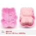 Tự làm xà phòng thủ công silicone khuôn xà phòng tự chế kích thước nhỏ phim hoạt hình trái tim tròn đầy đủ bộ dụng cụ mài mòn - Tự làm khuôn nướng