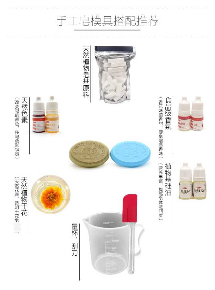 Tự làm xà phòng thủ công silicone khuôn đôi hình bầu dục thiên đường lớn xà phòng khuôn xà phòng 110g cổ điển - Tự làm khuôn nướng khuôn làm nến