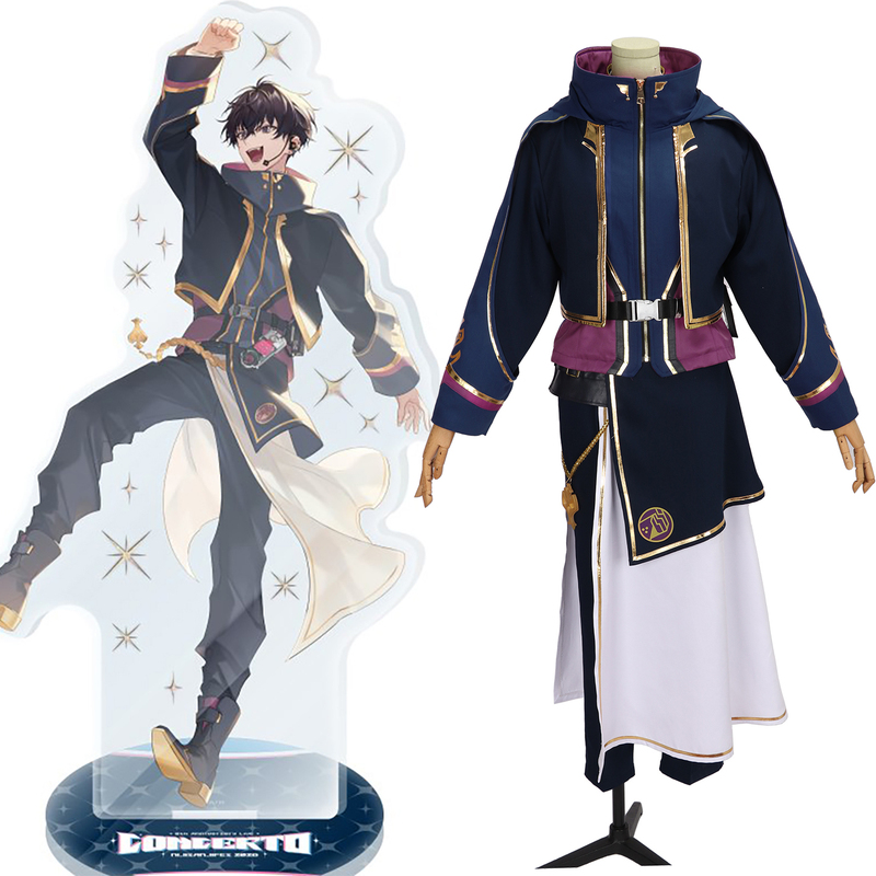 Rainbow Society Virtual Idol 8Th Anniversary Common Outfit Ittetsu Saiki Saiba Ichitaru Cosplay Costume