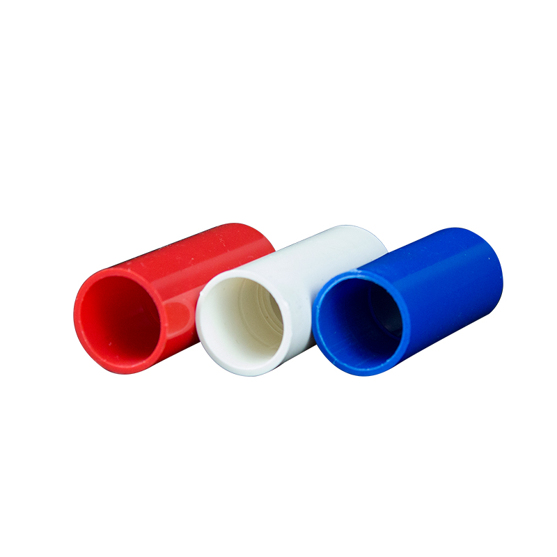 Line pipe direct red blue white yellow UPVC connector national standard accessories 16 20 25 32 40 electrical casing