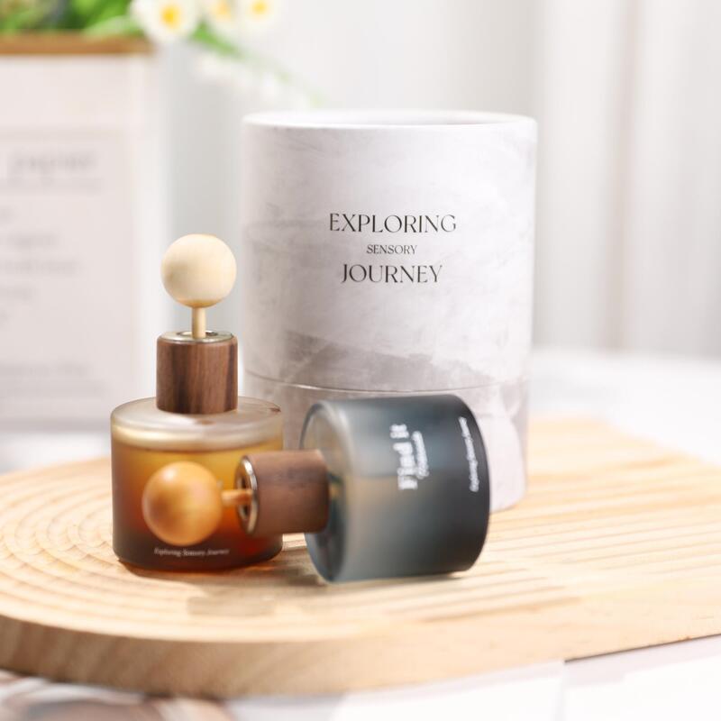 Find It Small Round Bottle Car and Home Use Flameless Aromatherapy Plant Extract Long-Lasting Fragrance French Imported Fragrance