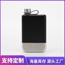 Supply of new outdoor portable 304 food-grade stainless steel spray-painted wine bottle 9 ounces