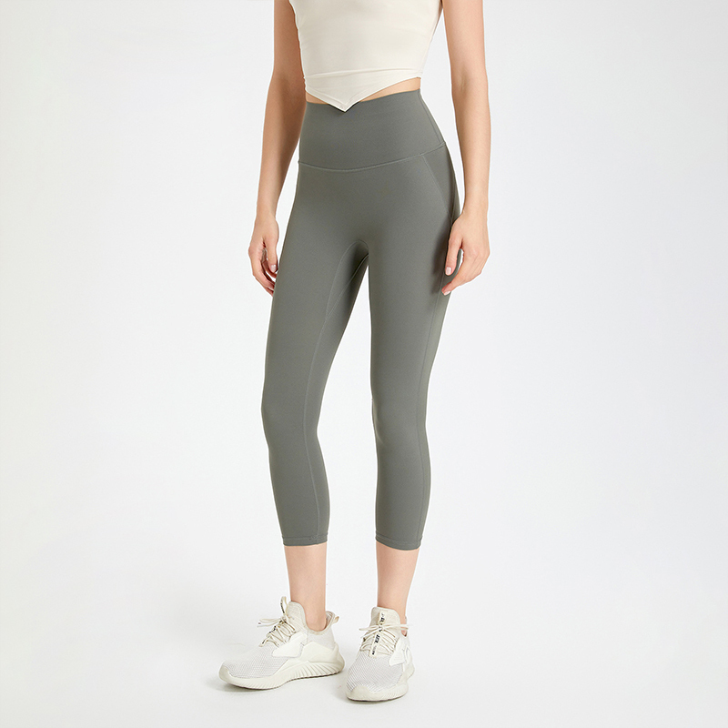 Aritzia Tna Cropped Pants Women's Leggings Leggings for Sports Yoga Fitness Outerwear Thin Breathable Summer