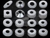 Stainless steel faucet decoration cover clown cover plus plus sprinkling water triangle valve 4 minutes 6 inch thickening