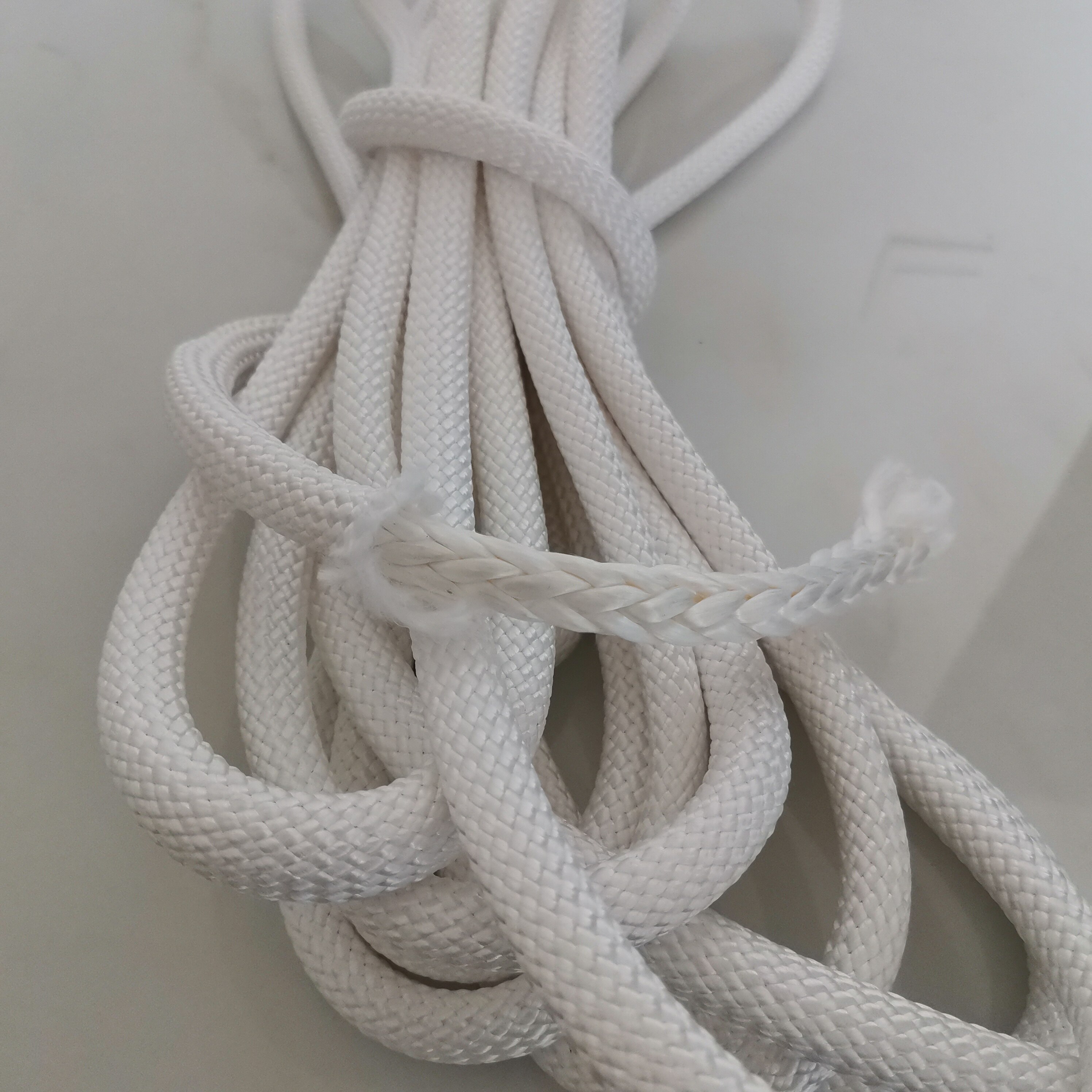 New products about 12 mm high molecular polyethylene PE rope hoisting traction outdoor climbing rope strong acid and alkali resistance - Taobao