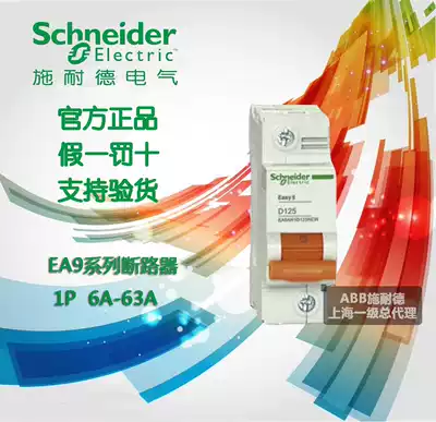 Schneider Miniature Circuit Breaker EA9 series type C 1P2P3P4P6A10A16A20A25A32A40A5063A