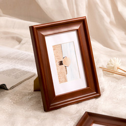 Solid Wood Photo Frame Table 6inch 8inch A4 Creative Wall Hanging Simple Picture Frame Photo Ornaments Framed Photo Frame