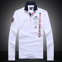 New Golf Áo thun dài tay nam POLO Áo sơ mi Golf Quần áo Lapel Quần áo golf thông thường Nam gậy đánh gôn