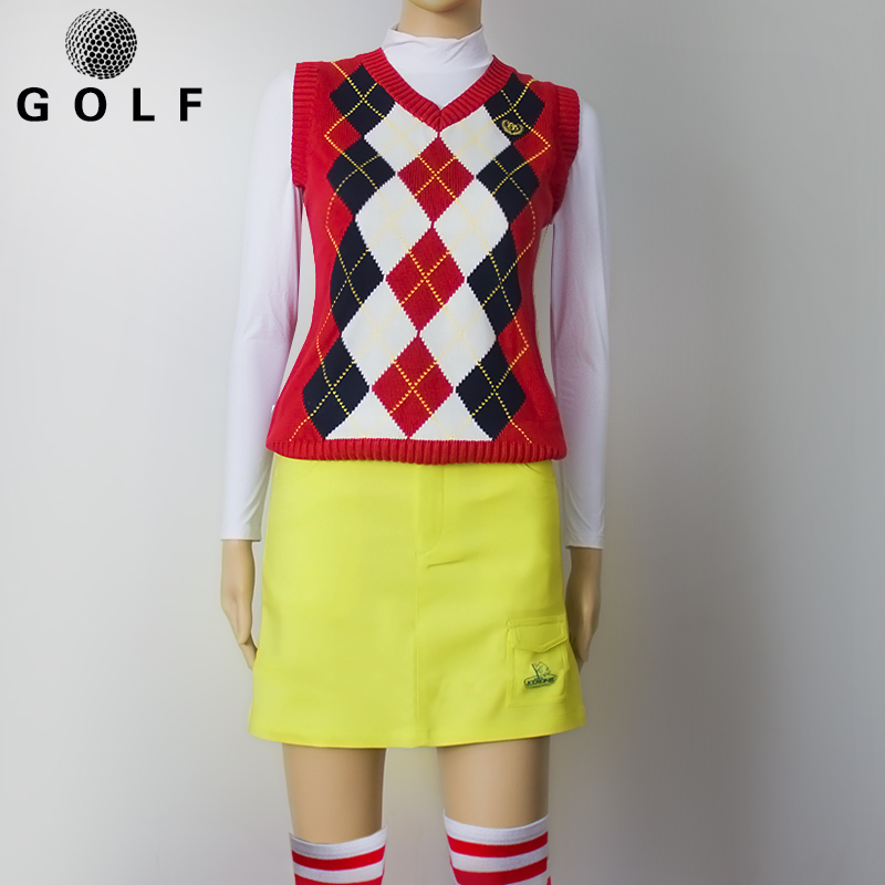 Spring autumn new golf outfit women's golf ladies sleeveless vests waistcoat waistcoat GOLF ball gown jersey
