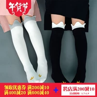 Các cô gái Nhật Bản và Hàn Quốc trong những đôi tất ống mùa xuân và mùa thu cho nữ thời trang trẻ em cao cấp