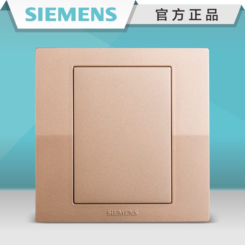 Siemens Switch Socket Champagne Golden Pleasing Series Blank Panel 86 Type Whiteboard Concealed Home Wall