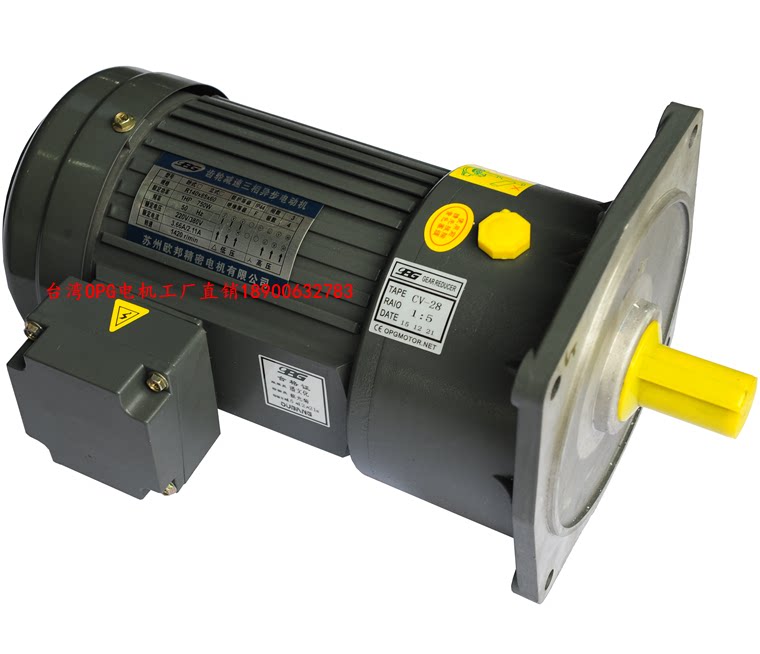 Taiwan OPG three-phase 380V frequency conversion motor 100W 0.1KW1 8HP200W1 4HP0.2KW motor