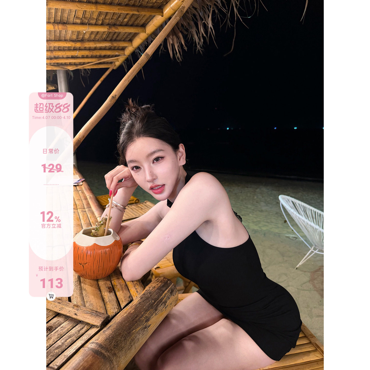 【ファートショップ】ハートを突き刺すようなブラックレースのオフショルダードレス（女性用）、春スタイル、スリムでスタイルアップ効果のあるボディコンスカート