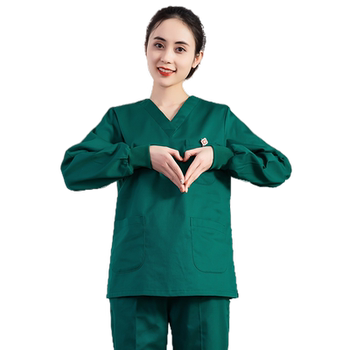 Hand washing clothes, work clothes, pure cotton operating room doctor suit