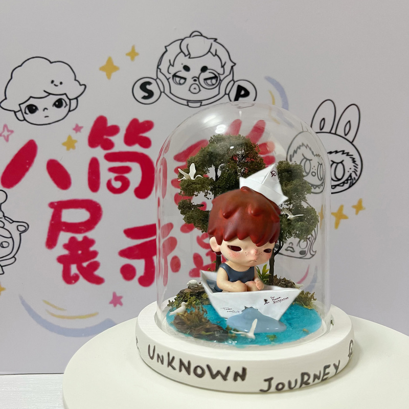 Hirono Ono's Unknown Journey Display Box Scene Little Madame Series Second Generation Hidden Dustproof Glass Cover