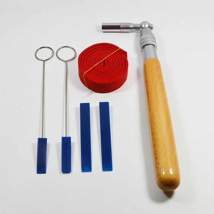 Piano Tuning Tool Set, Tuning Tools, Musical Instrument Accessories, Tuning Wrench, Professional 6-Piece Set for Tuning