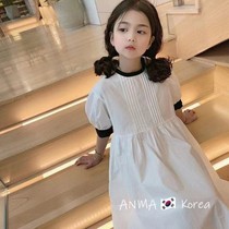 Girls dress 2021 summer new childrens foreign princess dress little girl Korean version of the net red childrens skirt