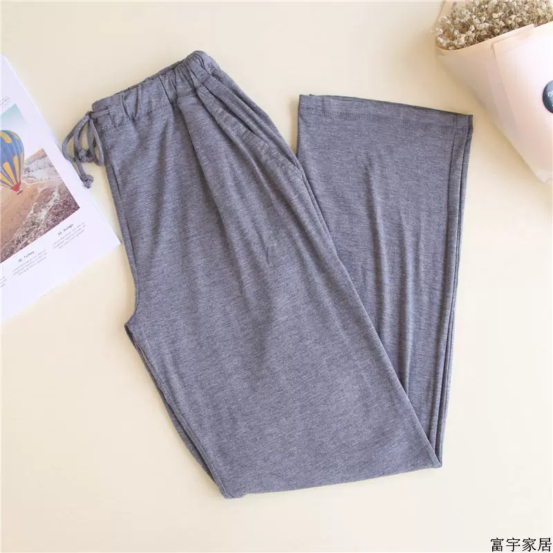 Mùa hè Pajama Quần Nhà Quần của Phụ Nữ Cotton Phương Thức Mỏng Giản Dị Lỏng Thoải Mái Stretch Kích Thước Lớn Thể Thao Quần Yoga quần áo unisex