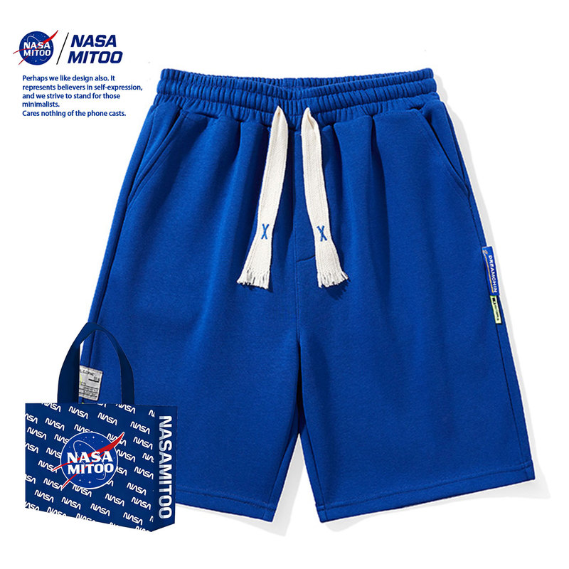 Nasamitoo Men's Summer Trendy Loose Versatile Shorts for Students and Couples, Casual Straight-Leg Sports Mid-Length Shorts Nasamitoo Men's Summer Trendy Loose Versatile Shorts for Students and Couples, Casual Straight-Leg Sports Mid-Length Shorts
