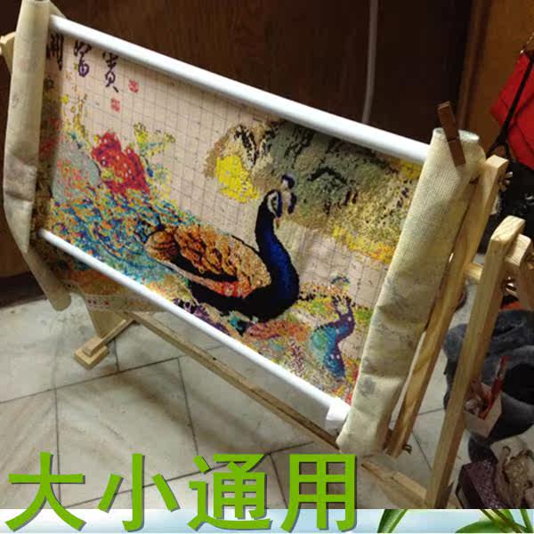木质十字绣架子绣架包邮可调十字绣架大号实木十字绣架子立式