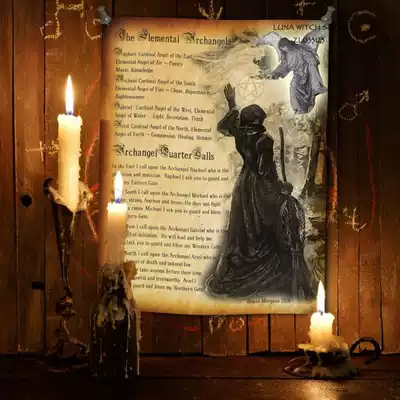 Now The Shadow book parchment element image
