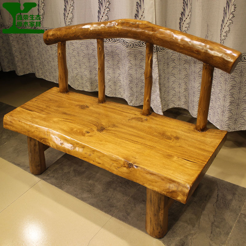 Log All solid wooden ecological creative furniture living room wooden sofa wooden sofa field backed by back sofa