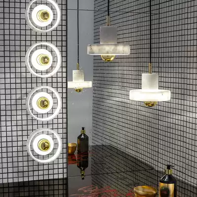 TomDixon creative living room art style table lamp personality simple bedroom wall lamp marble chandelier table lamp