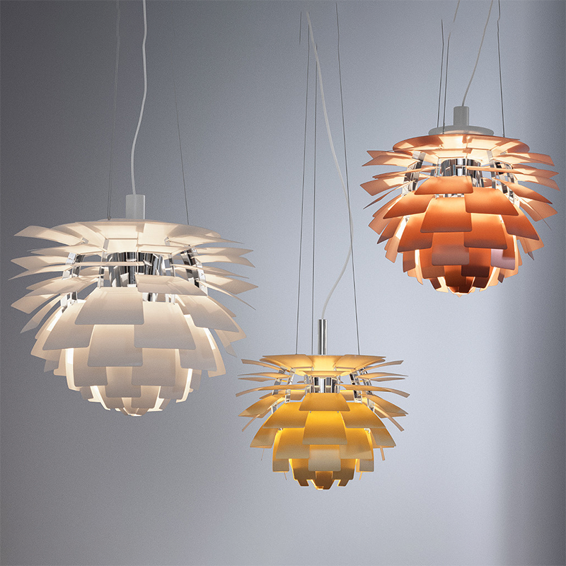 Danish PH pine cone chandelier Nordic thousand-leaf restaurant entrance personality creative bedroom villa designer chandelier