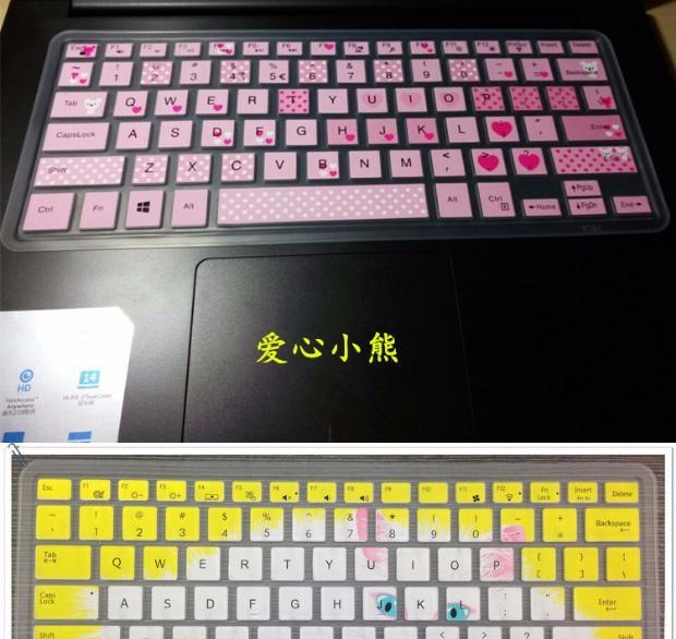 Các màng bảo vệ 7000 bàn phím ✅ Dell 15,6-inch Dell máy tính xách tay đốt 5580 Spirit of 75.727.570 phi sáng bảo hiểm đầy đủ các phím không tắt không dán dễ thương phim hoạt hình trường hợp silicone - Phụ kiện máy tính xách tay miếng dán màn hình máy tính bảo vệ mắt