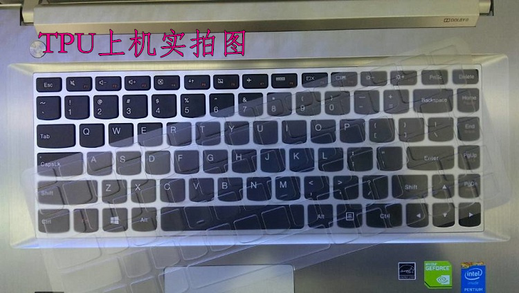 G40-70 bàn phím màng Lenovo z480 14-inch máy tính xách tay G410 G470 G475 G480 G485 G490 bảo vệ nhỏ mới I2000 S410p g400s 300 S41 Flex14 - Phụ kiện máy tính xách tay miếng dán laptop dell