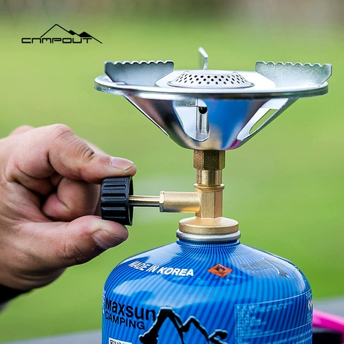 Наружная портативная печь головка дикая лагеря ветер -подверженная нержавеющей стали все -в одном дикой мошной печи с воздушной печью.