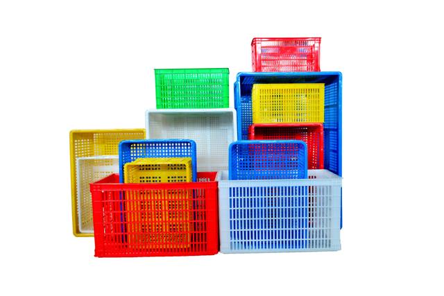 Plastic basket turnover basket express rectangular thickened fruit large vegetable clothing factory frame factory storage storage