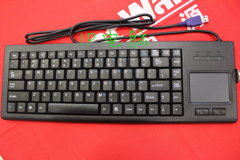 Haoyute Double ring DX-87F Touchpad keyboard All-in-one industrial keyboard Server keyboard Room keyboard