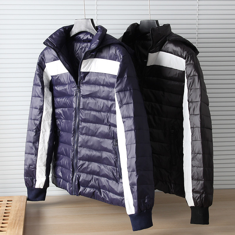 Export single store 399 Foreign trade men's clothing autumn winter bright face windproof and waterproof light and warm cotton clothes jacket