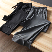 Special Price A4 Paper Half Thickness Day Single Tech Fabric Men Ultra Slim Breathable Bunch Foot Casual Pants