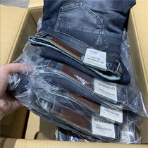 Old customers 狠狠 狠狠的 秒 2019 autumn and winter foreign trade mens clothing cut label tail single mens washed jeans trousers