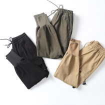 Day Series Retro Style Foreign Trade Mens Clothing Autumn Winter High Street Functional Sports Bouquet Leggings Pants Casual Kharen Pants