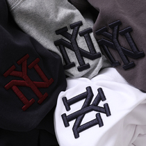 Solid embroidery printed pure cotton mill wool short sleeve T-shirt mens day student casual comfortable round collar half sleeve t-shirt man