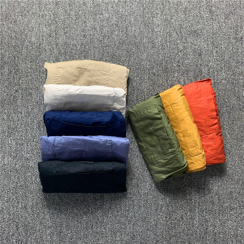 Trial dressing room duel Bull Stock Eight Color Cut cut diagonal Elastic Waist Shorts 50% Pants Shuttle 50% Pants Casual Pants Man