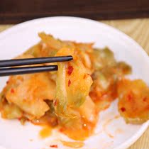 Hotel open cans of ready-to-eat cold dishes sweet and spicy kimchi under food farmhouse baby canned cabbage core appetizer Pickles