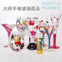 Cozyhome comfort ex-gratia handmade Solitary Glass Beers Cup glass of red wine Champagne glass of wine