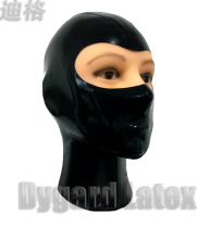 Latex clothing headgear Latex mask Latex clothing custom
