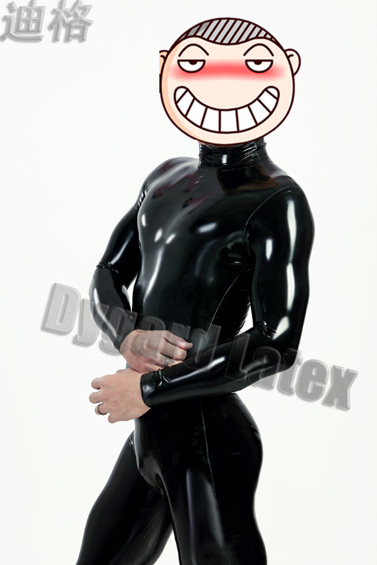 Dygard Dieger Latex Without zipper body neck worn all-body zipper special customization