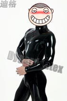 Dygard Latex clothing without zipper jumpsuit Neck wear full body without zipper Special custom
